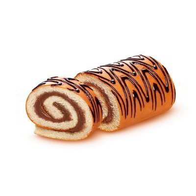 Dessert rollino con crema a cacao